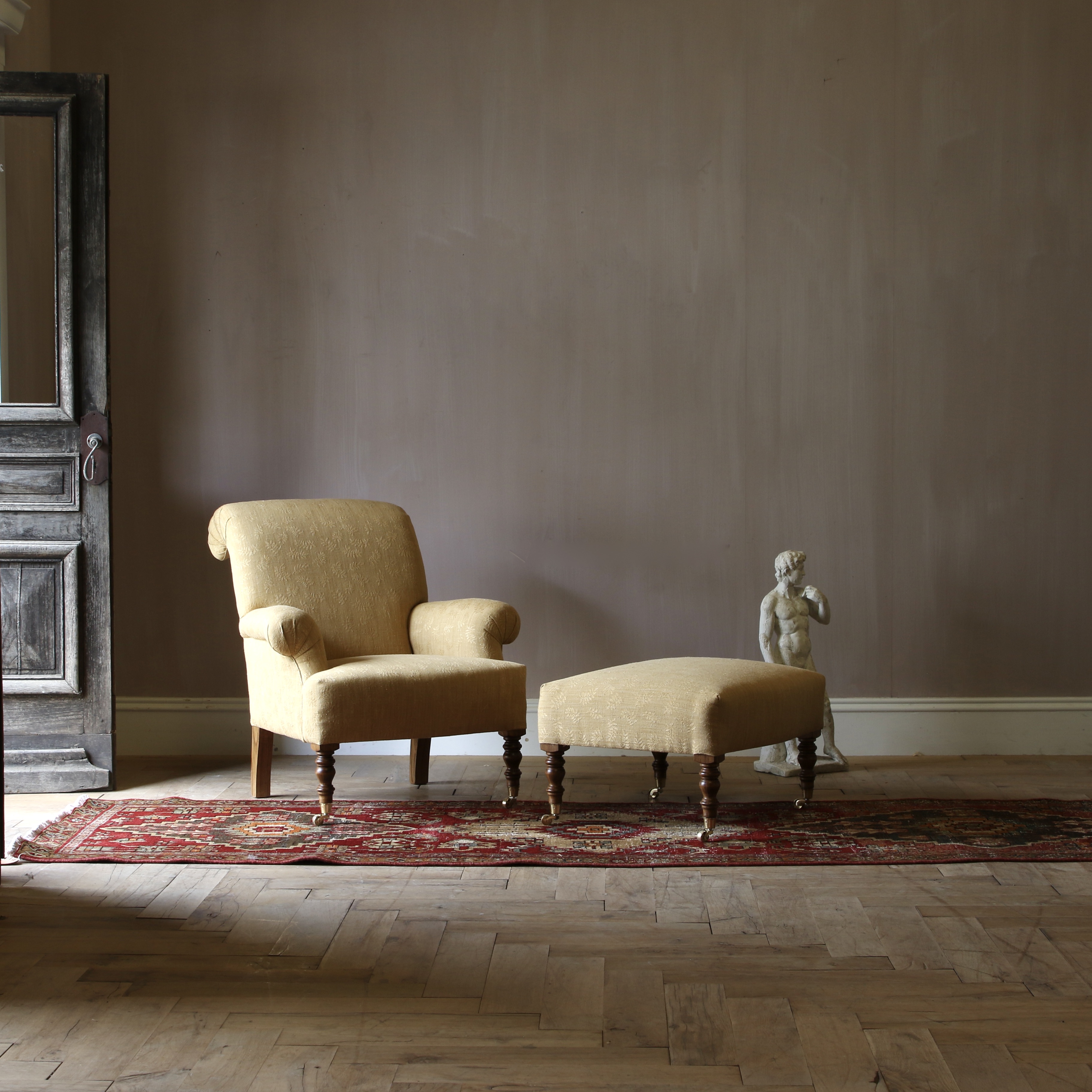 Rollback Armchair and Footstool // JS Editions